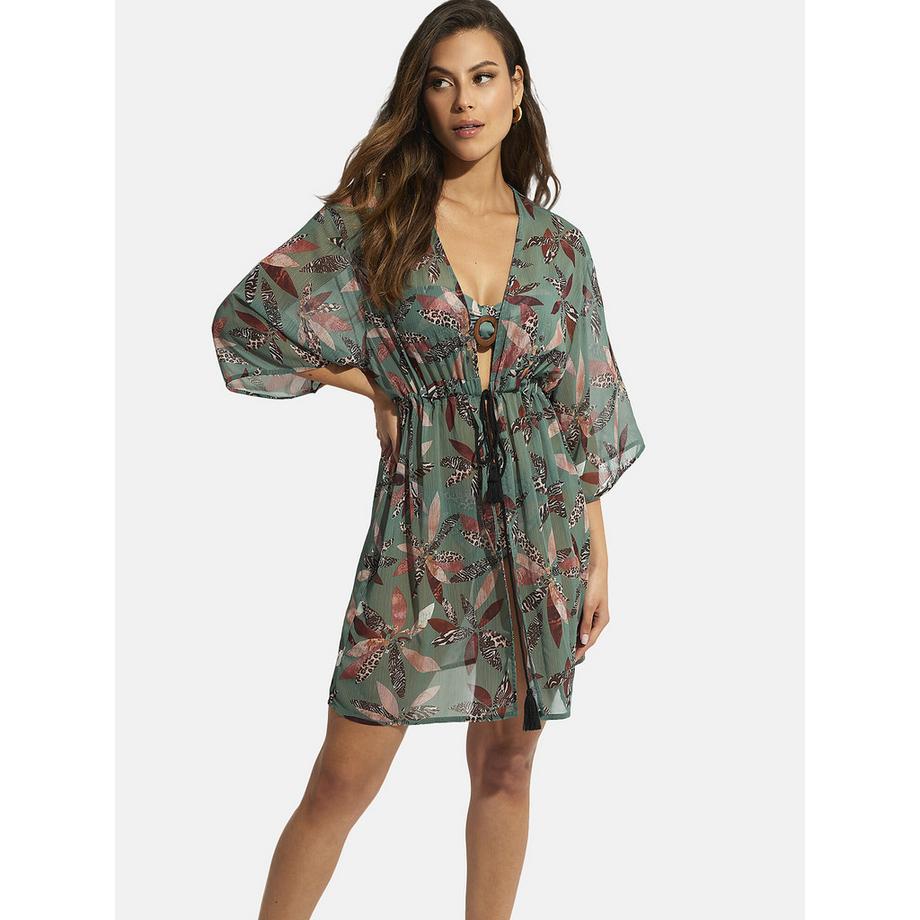 Strandtunika Dreiviertel-Ärmel Jamaica