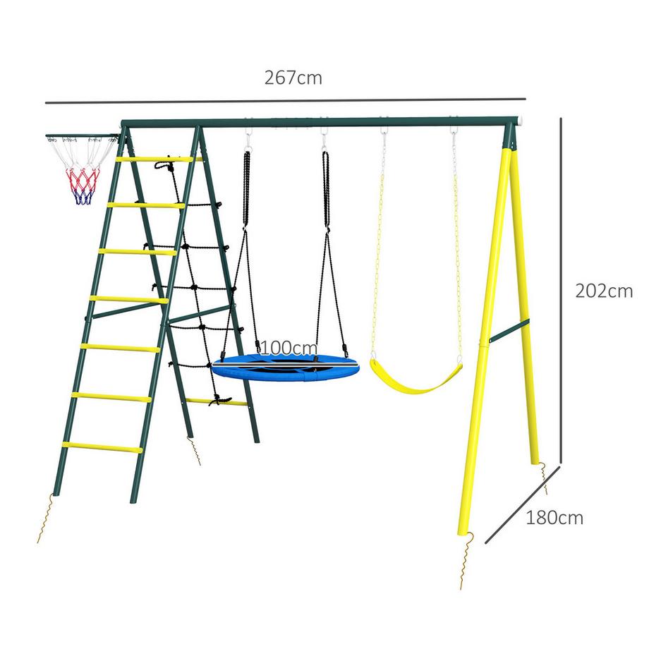 Outsunny Balançoire pour enfants  