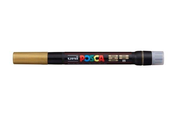 uni-ball UNI-BALL Posca Pinsel-Marker 1-10mm PCF-350 GOLD gold  