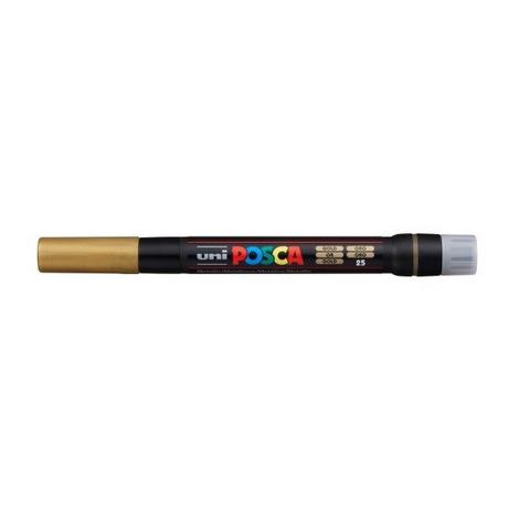 uni-ball UNI-BALL Posca Pinsel-Marker 1-10mm PCF-350 GOLD gold  