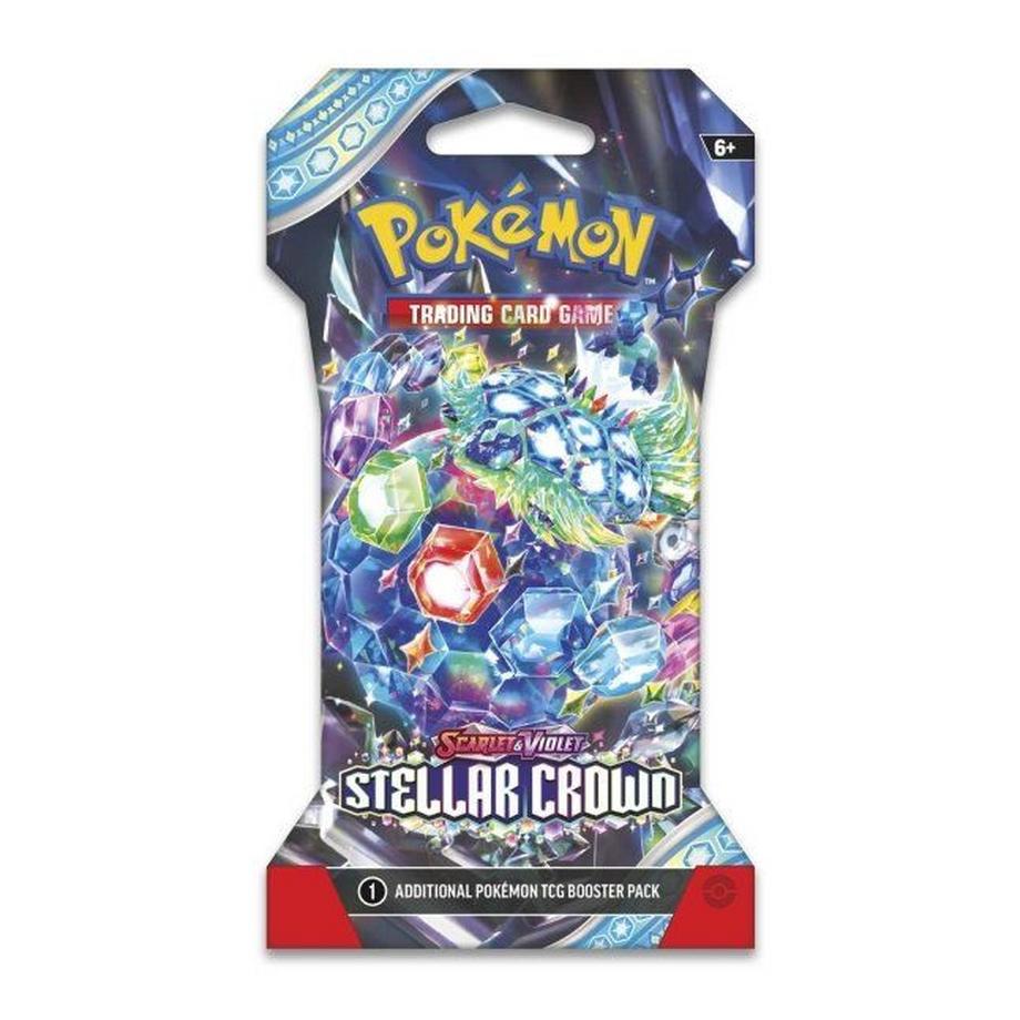 Pokémon  TCG: Scarlet & Violet-Stellar Crown (SV07) Sleeved Booster Pack (10 Cards) - EN 