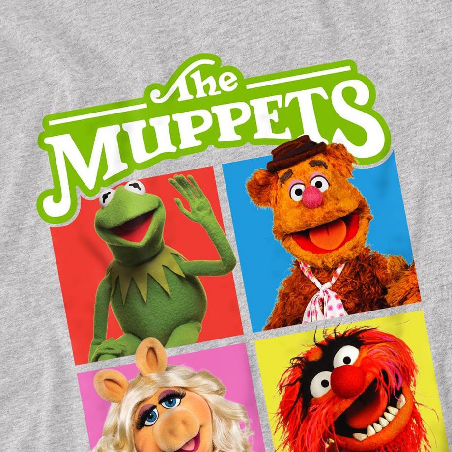The Muppets  T-ShirtMotiftyle Personnages Dans Rectangles 