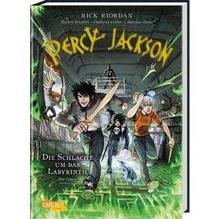 Percy Jackson (Comic) 4: Die Schlacht um das Labyrinth Riordan, Rick; Venditti, Robert; Futaki, Attila (Illustrationen); Fricke, Harriet (Übersetzung) Couverture rigide 