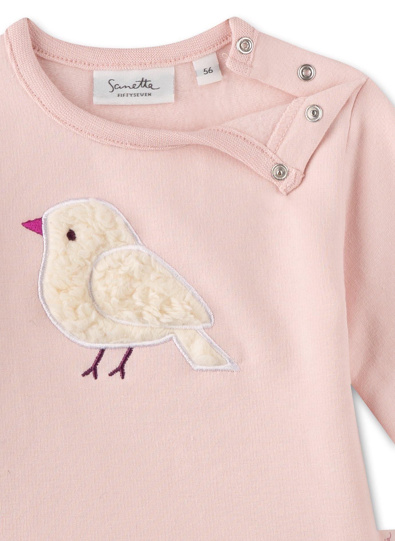 Sanetta Fiftyseven  Baby Mädchen-Sweatshirt Vogel 