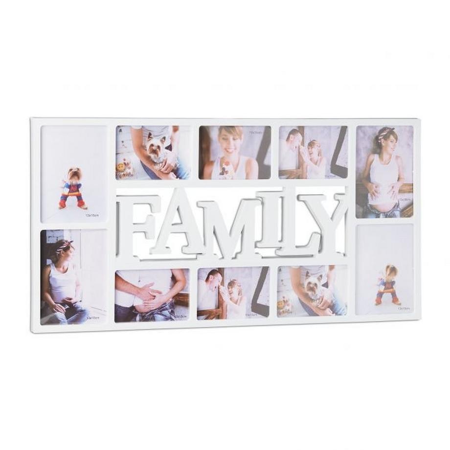 Cadre de collage familial pour 10 photos