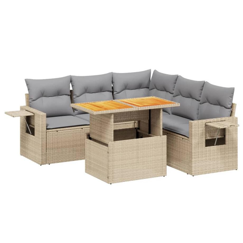 VidaXL Garten sofagarnitur poly-rattan  