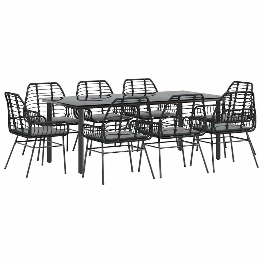 Garten essgruppe poly-rattan