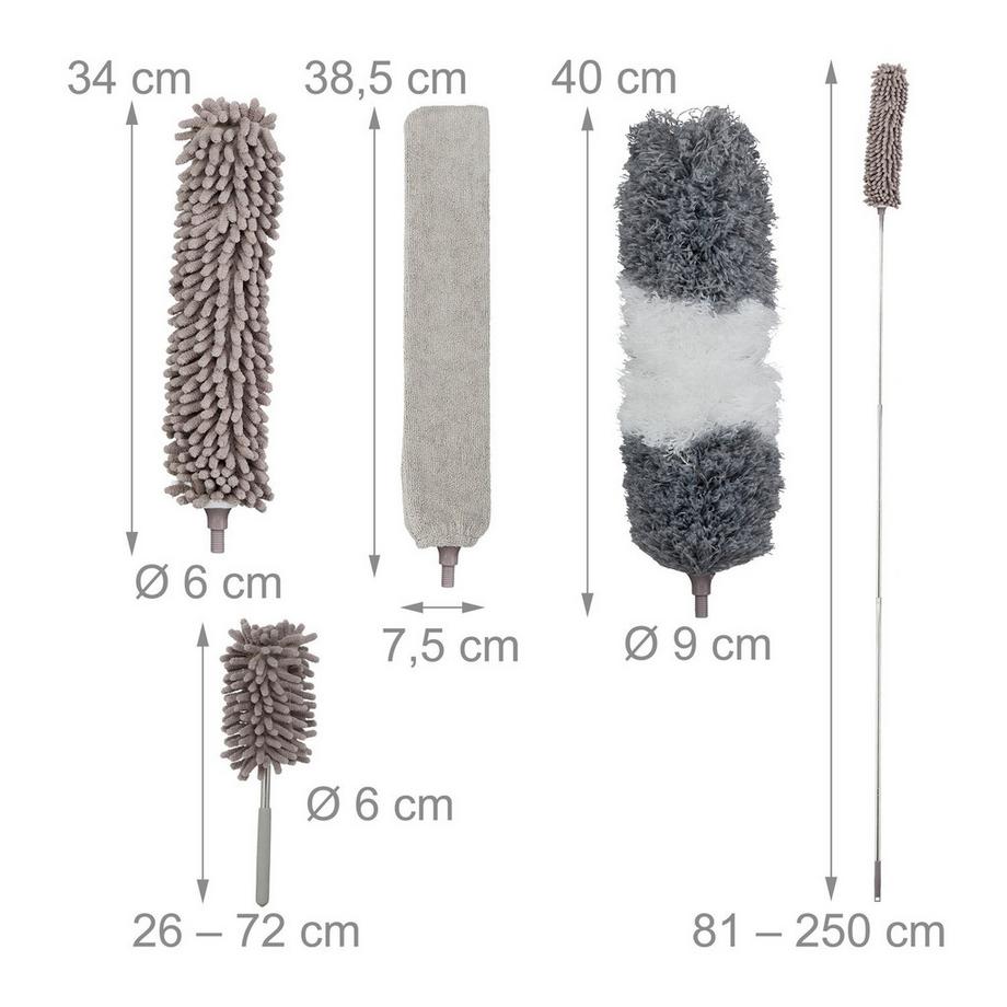 B2X  Staubsauger-Set mit 4 Zubehörteilen 