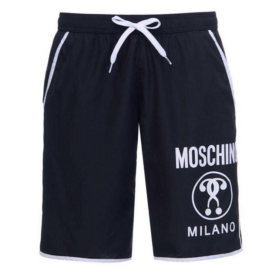 MOSCHINO Milano Lange Bedruckte Badeshorts  