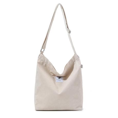 Only-bags.store Große Cord Einkaufstasche für Universität Arbeit Schule Alltag  