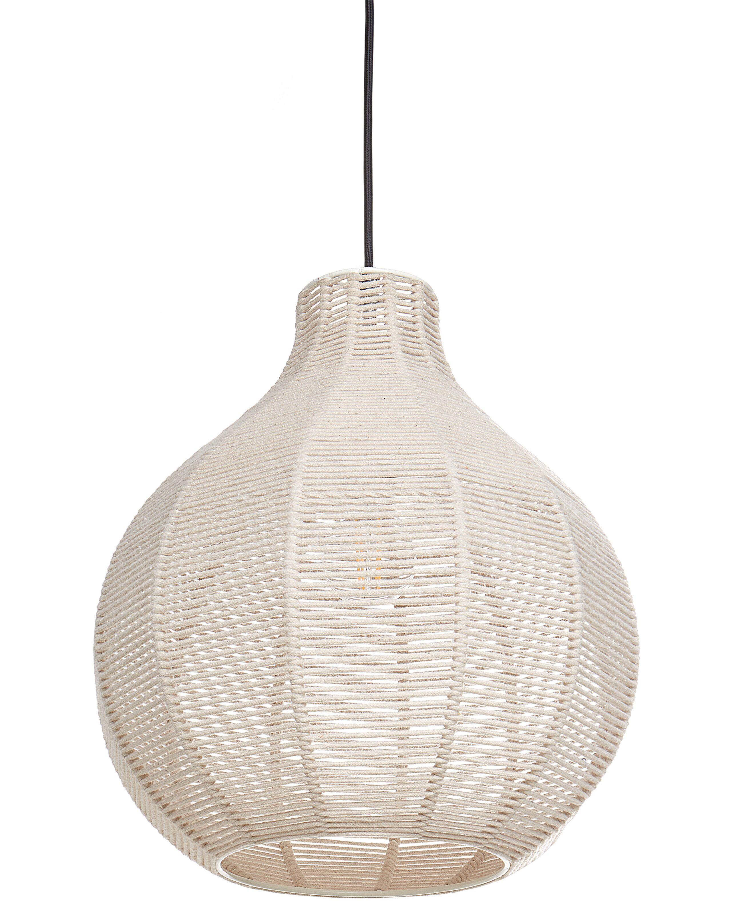 Beliani Lampadario en Cotone Boho GUAVA  