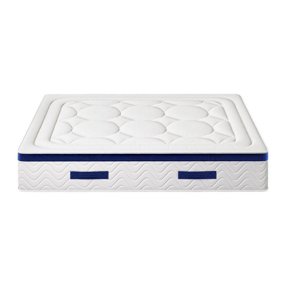 Ysmée Ensemble 180 x 200 cm sommier coffre naturel clair + matelas ressorts ensachés  ép.30cm - MARQUIS de PALACIO  