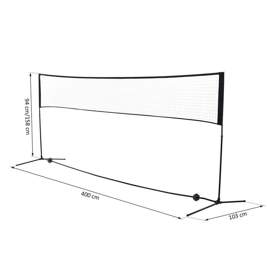 HOMCOM  Badmintonnetz 