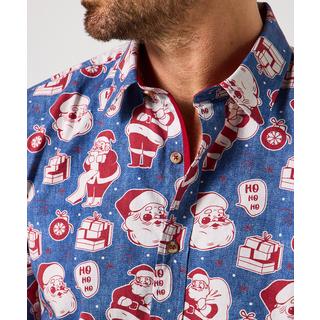 Joe Browns Langarmhemd mit Weihnachtsmannmotiv  