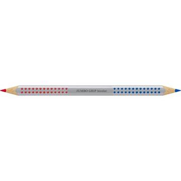 FABER-CASTELL Silbentrennstift Jumbo Grip 110910 bicolore blau/rot