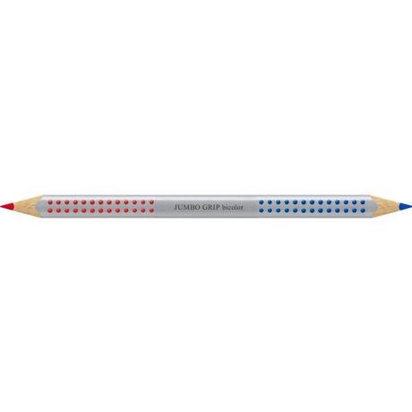 Faber-Castell FABER-CASTELL Silbentrennstift Jumbo Grip 110910 bicolore blau/rot  