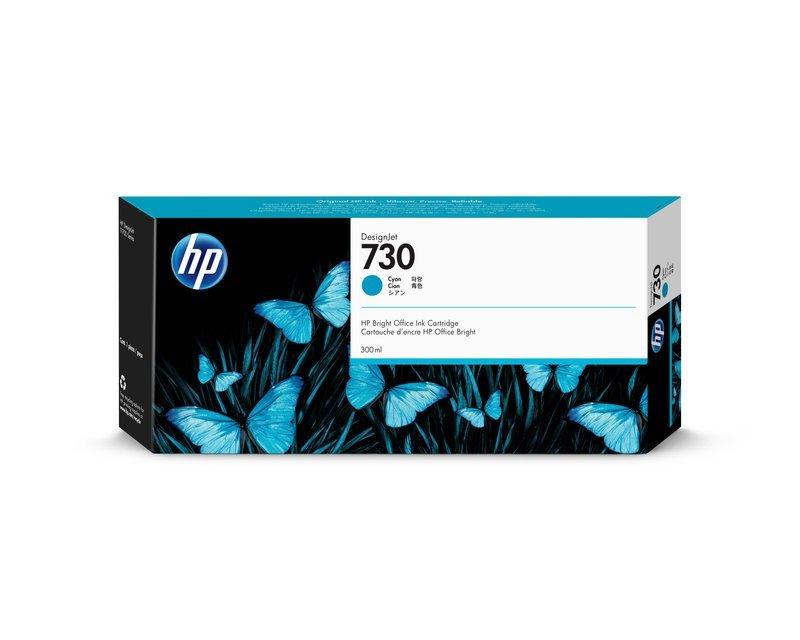 Hewlett-Packard  HP Tintenpatrone 730 cyan P2V68A DesignJet T1700 300ml 