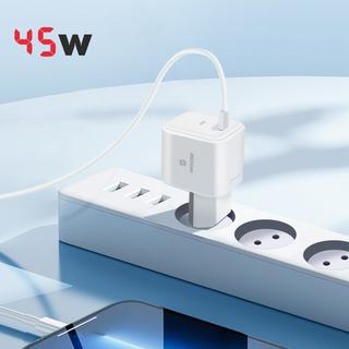 SWISSTEN  Chargeur Mural USB C 45W Swissten Blanc 