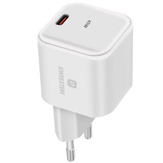 SWISSTEN  Chargeur Mural USB C 45W Swissten Blanc 