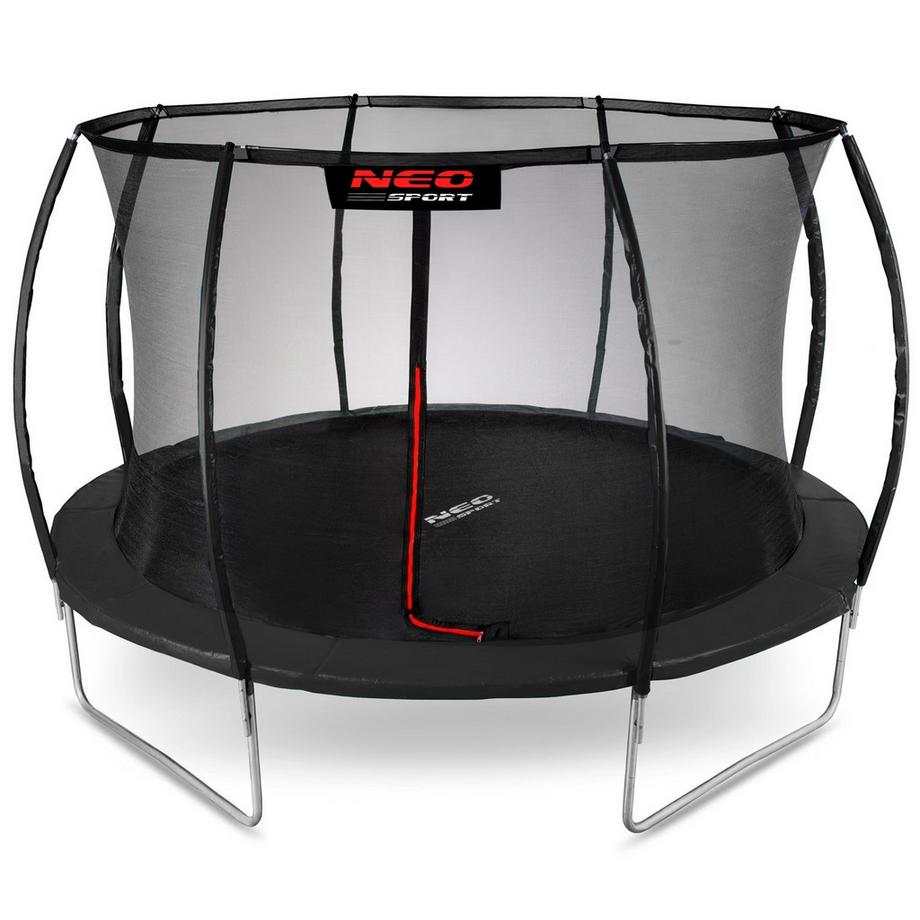B2X Trampolino da giardino 12ft/374cm con rete di sicurezza interna Neo-Sport  