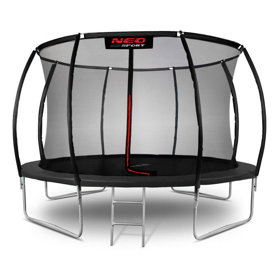 B2X Trampolino da giardino 12ft/374cm con rete di sicurezza interna Neo-Sport  