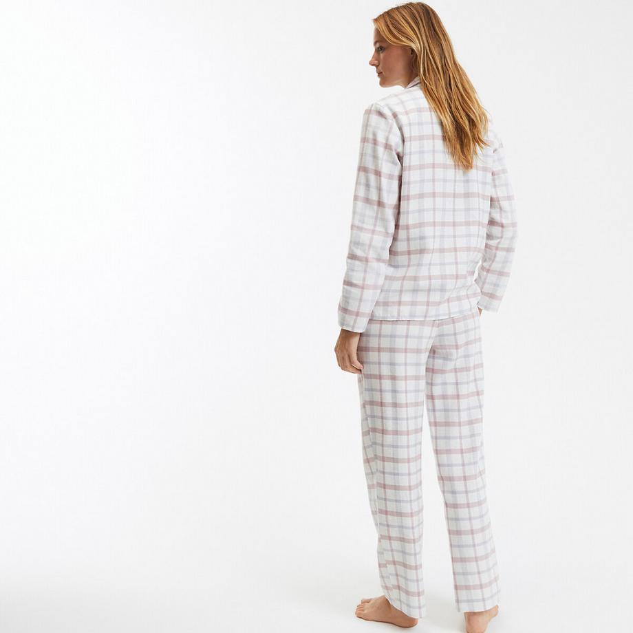 La Redoute Collections Karierter Baumwollflanell Pyjama  