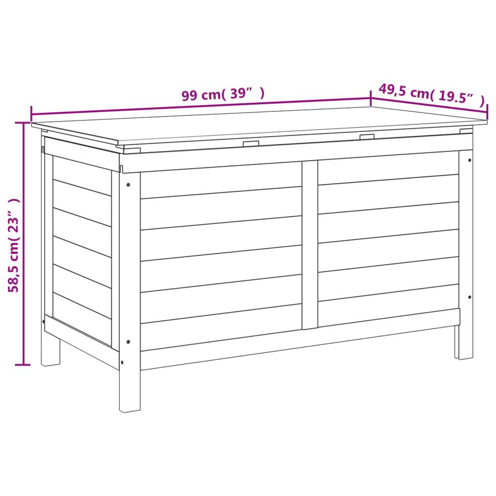 VidaXL contenitore da giardino Legno multistrato  