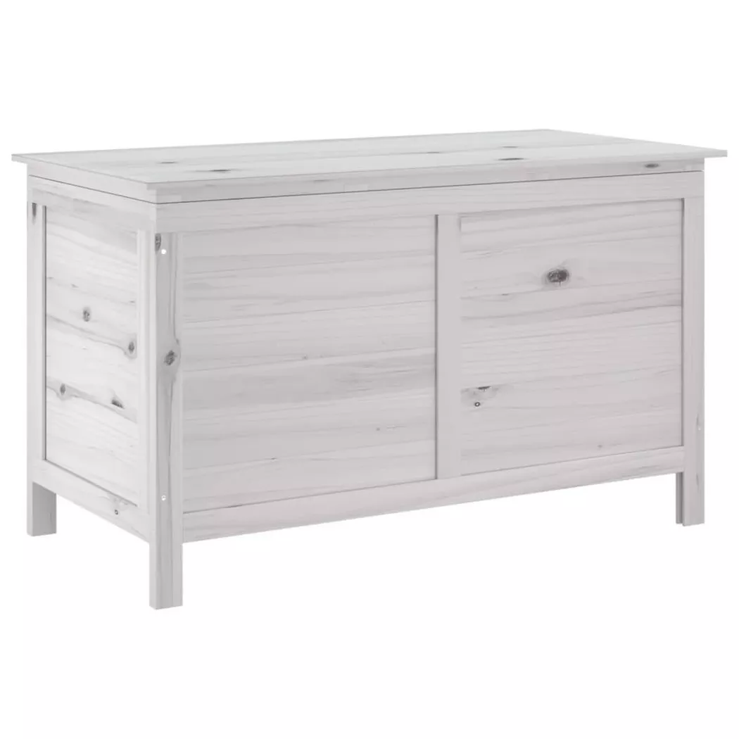 Blanc vidaxl bois massif salon de jardin