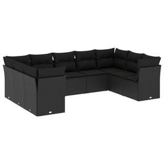 VidaXL set divano da giardino Polirattan  