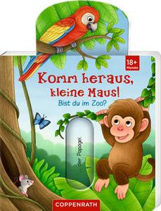 Komm heraus, kleine Maus!: Bist du im Zoo? Warnecke, Ruby (Illustrationen) Copertina rigida 