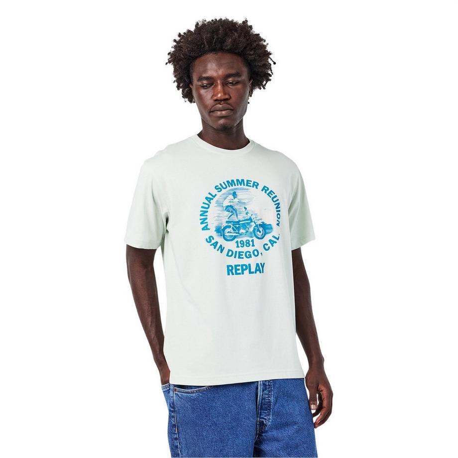 REPLAY  T-ShirtMotiftyle Moto 