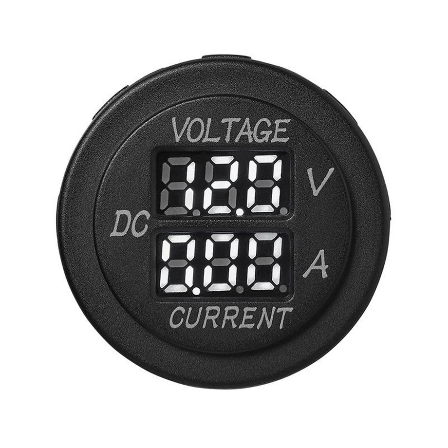 Pricenet  Digitales Volt-Amperemeter für den Einbau, 6–30 V/0–10 A 