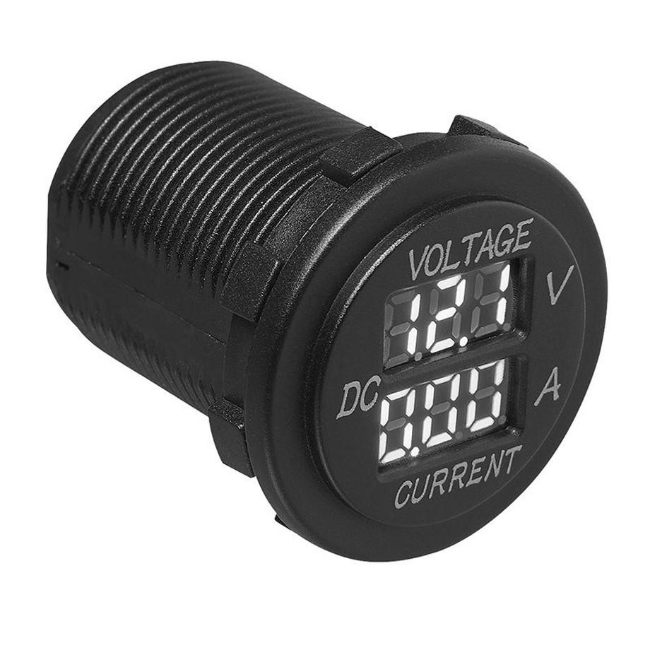 Pricenet  Digitales Volt-Amperemeter für den Einbau, 6–30 V/0–10 A 