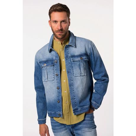 JP1880  Giacca in jeans con FLEXNAMIC® e due taschini sul petto, fino alla tg. 8XL 