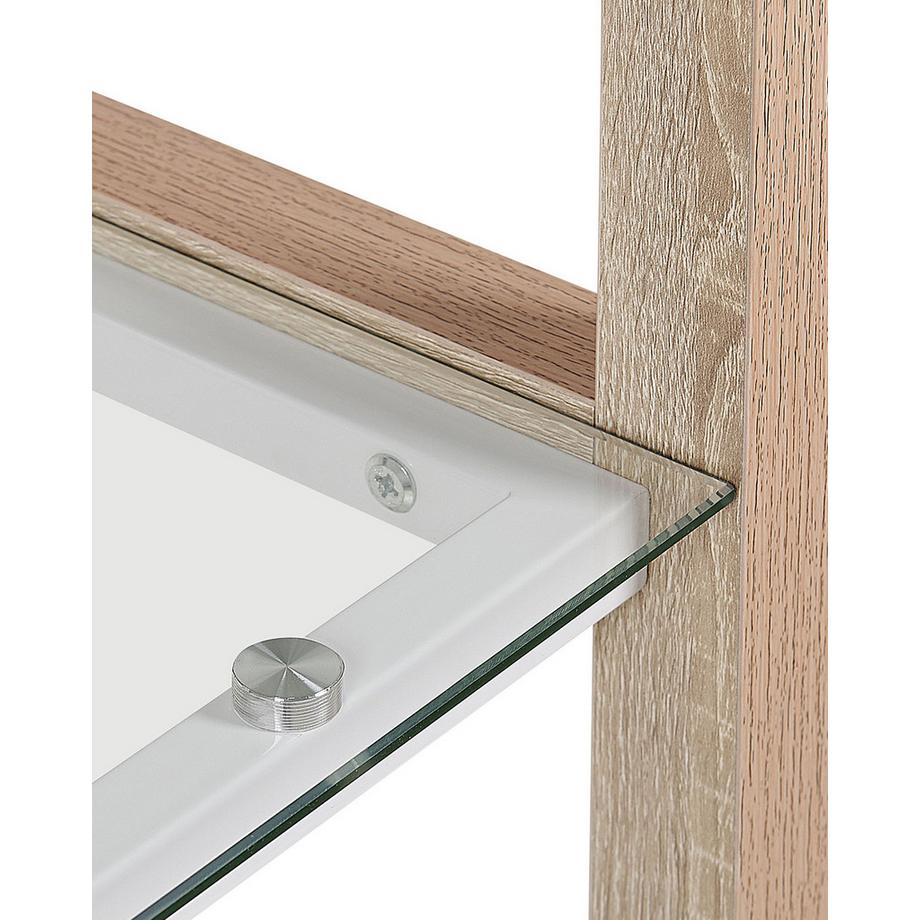 Beliani Mobile con 4 ripiani en Pannello di fibre (LDF) Moderno JENKS  