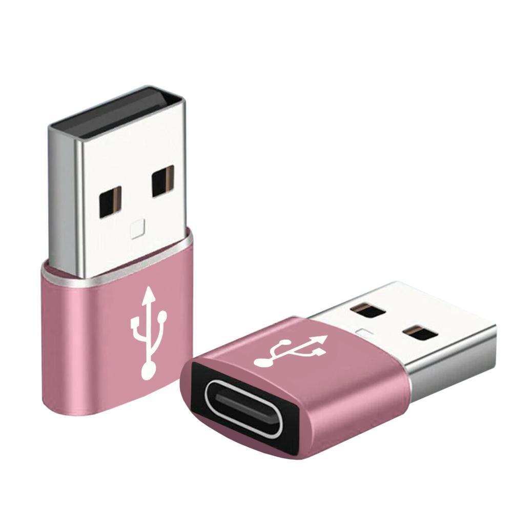 eStore  Adaptateur USB-C sans fil vers USB-A - Rose 