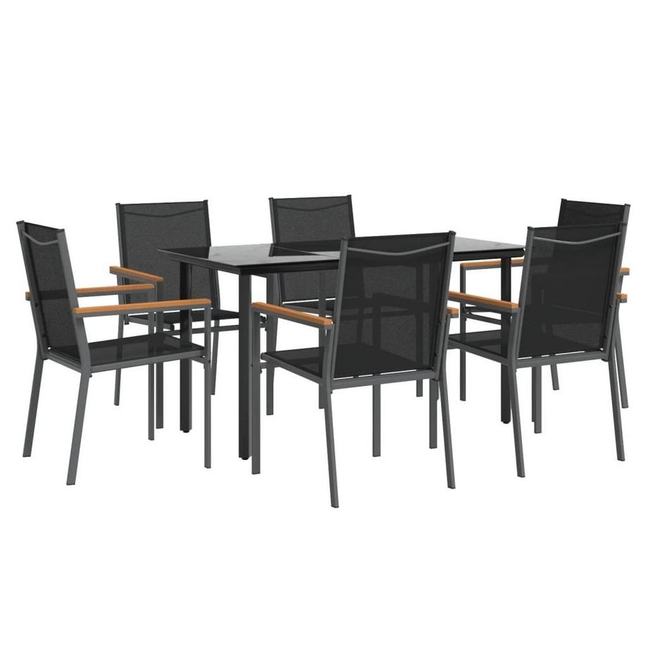 VidaXL set da pranzo da giardino  