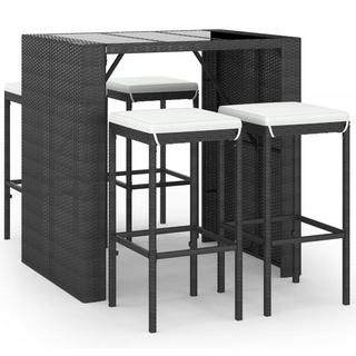 VidaXL Gartenbar set poly-rattan  