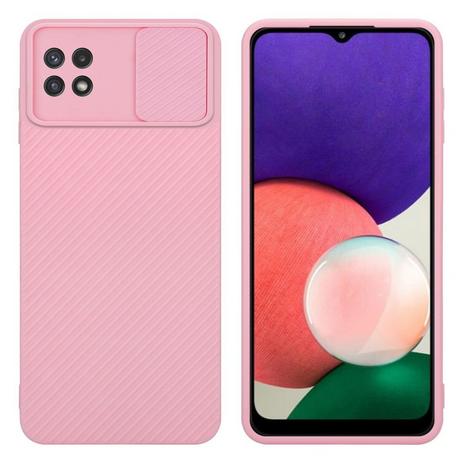 Cadorabo  Housse compatible avec Samsung Galaxy A22 5G - Coque de protection en silicone TPU flexible et avec protection pour appareil photo 