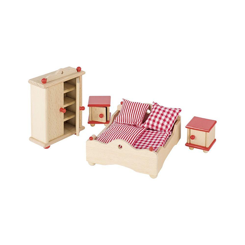 goki  Puppenwelt Puppenmöbel Schlafzimmer 