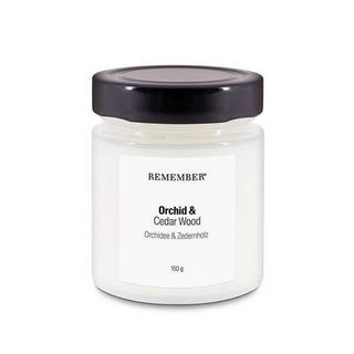 Remember Duftkerze Orchidee & Zedernholz  