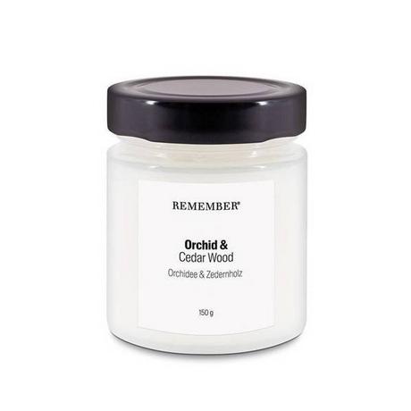 Remember Duftkerze Orchidee & Zedernholz  