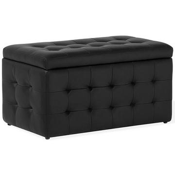 Pouf de rangement en Cuir PU Glamour MICHIGAN