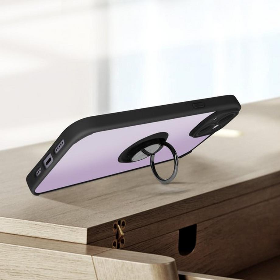 Avizar  Ring-Hülle für Apple iPhone 14 Schwarz 