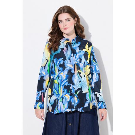 Ulla Popken Chemisier Regular Fit Motif Iris  