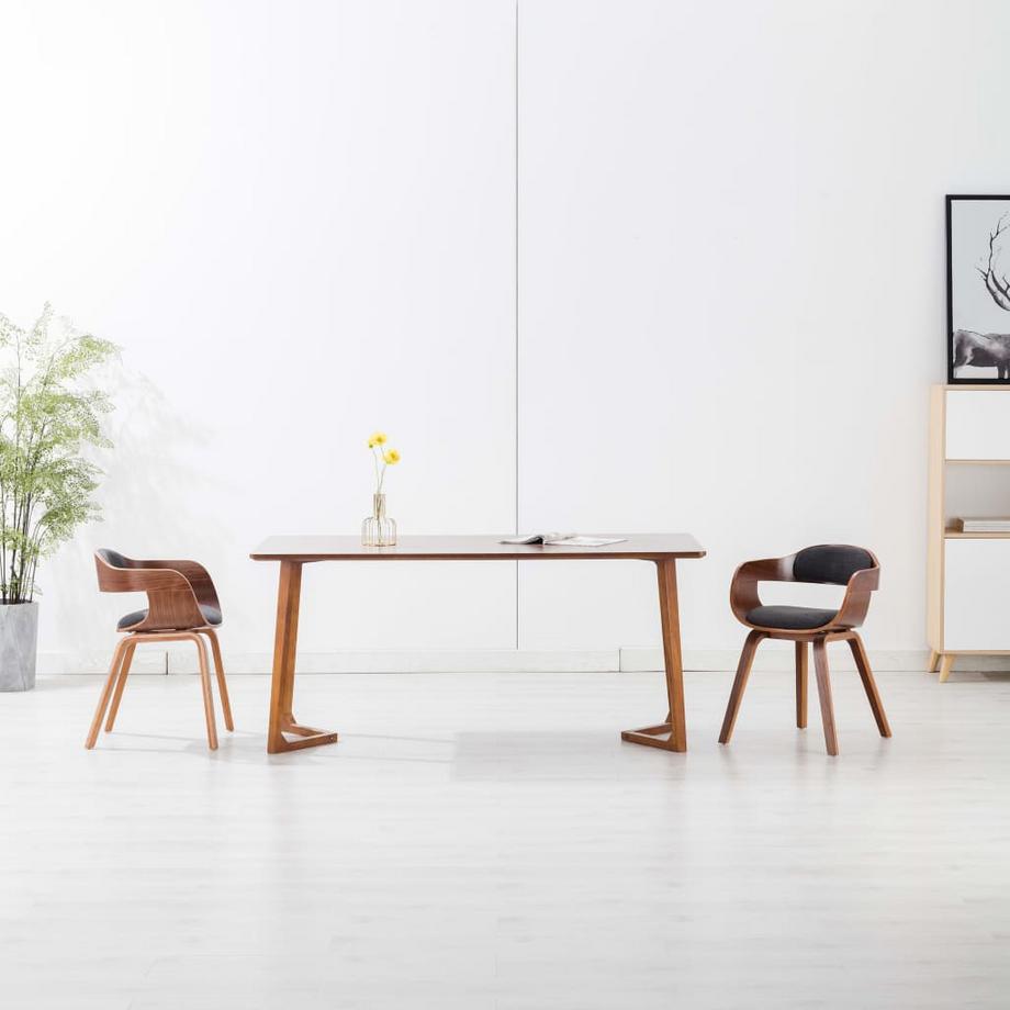 VidaXL Chaise de salle à manger tissu  