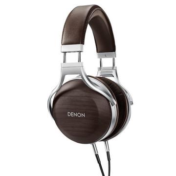 Denon AH-D5200 Kopfhörer Kabelgebunden Kopfband Braun, Silber