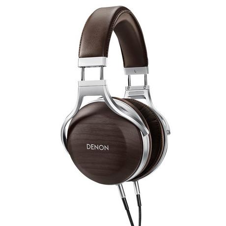 DENON  Denon AH-D5200 Kopfhörer Kabelgebunden Kopfband Braun, Silber 