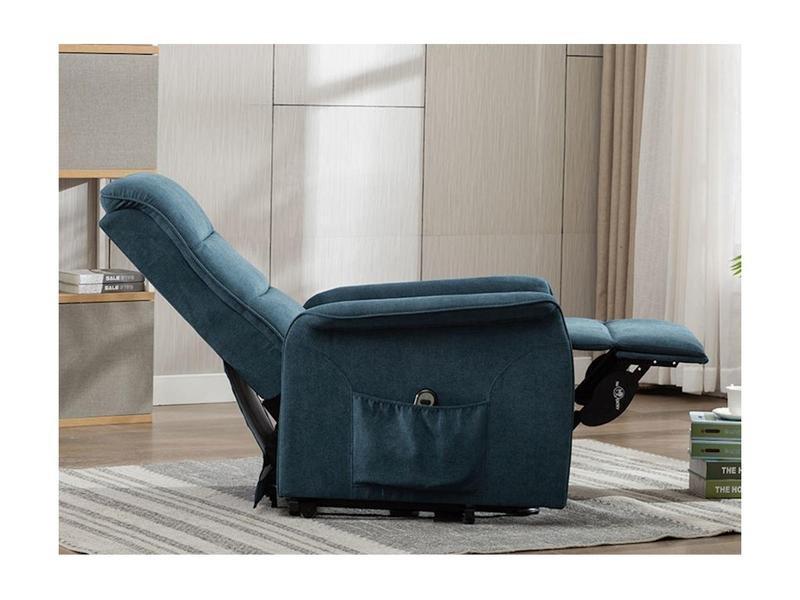 Vente-unique Fauteuil releveur électrique en tissu CAPUCINE  