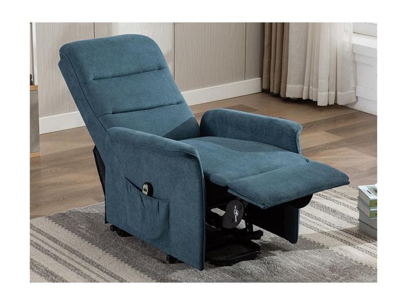 Vente-unique Fauteuil releveur électrique en tissu CAPUCINE  